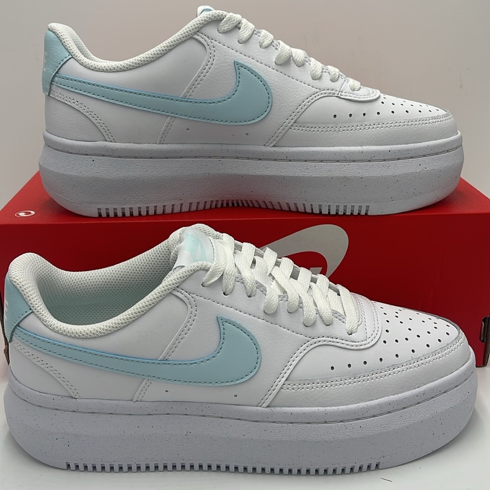 Nike Court Vision Alta
Women' Shoes
White/Glacier Blue
Style DZ5394-101 Platform - Picture 3 of 16